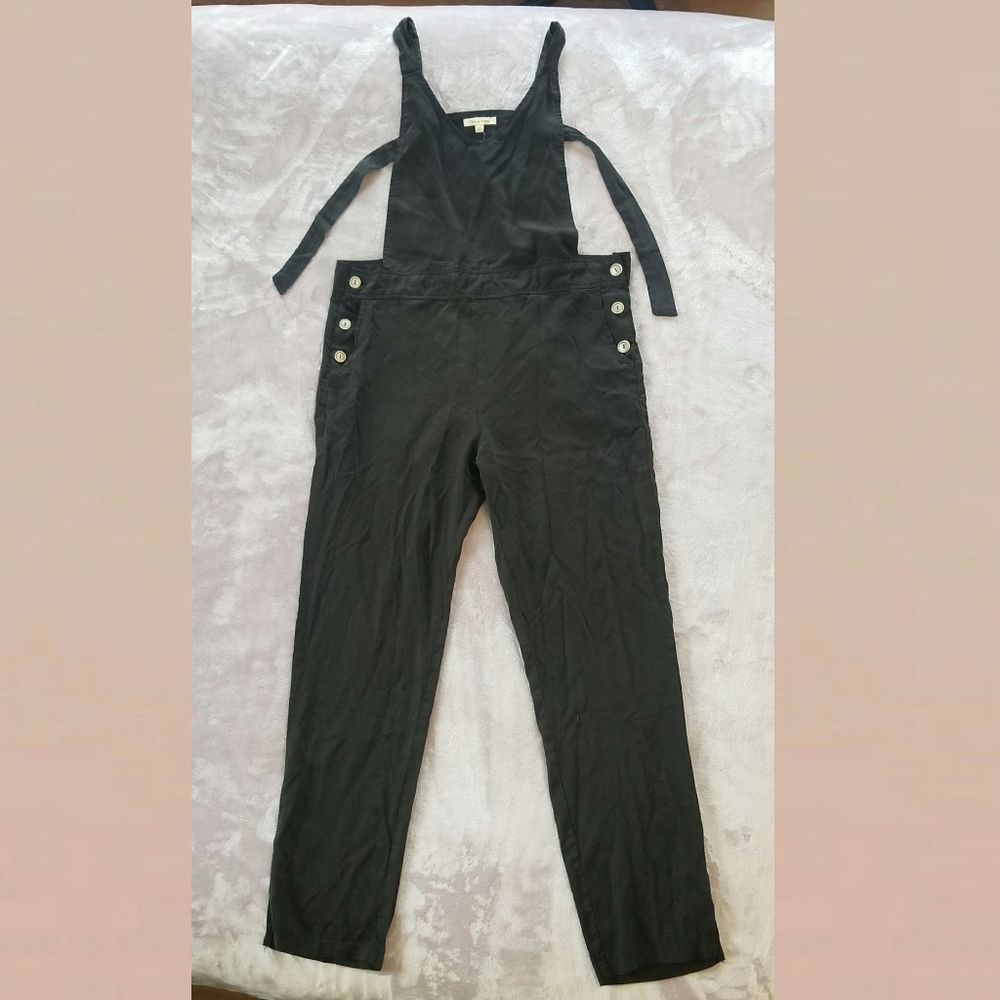 Tea N Rose Overalls in Black - Size Medium